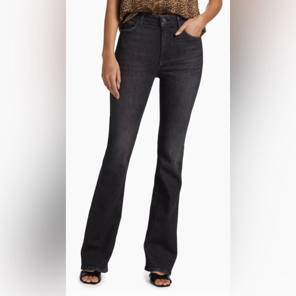 Frame Denim Charcoal Flare Jeans